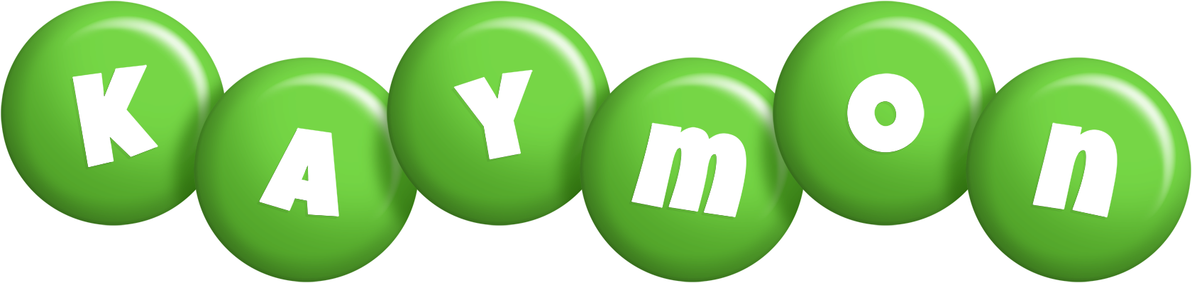 Kaymon candy-green logo