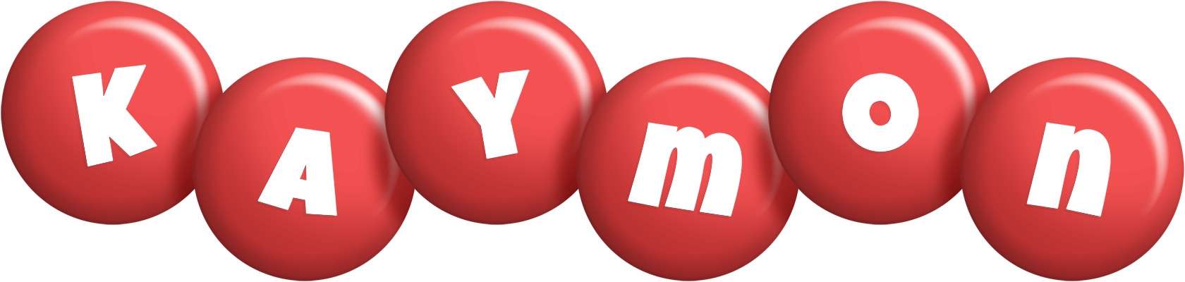 Kaymon candy-red logo