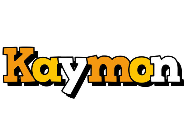 Kaymon cartoon logo