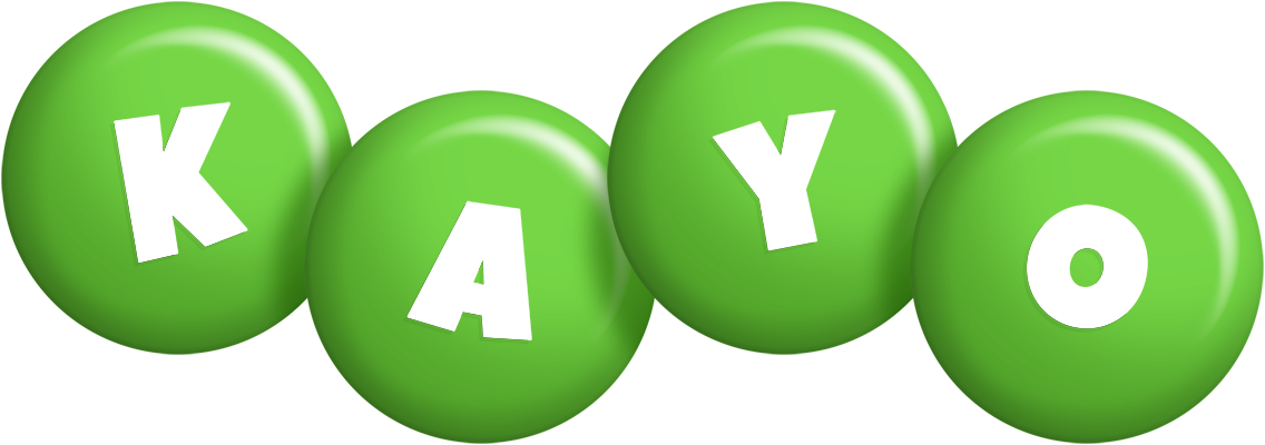 Kayo candy-green logo
