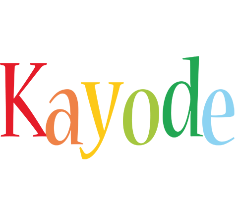 Kayode birthday logo
