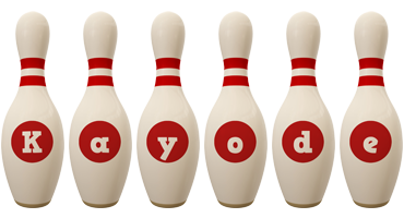 Kayode bowling-pin logo