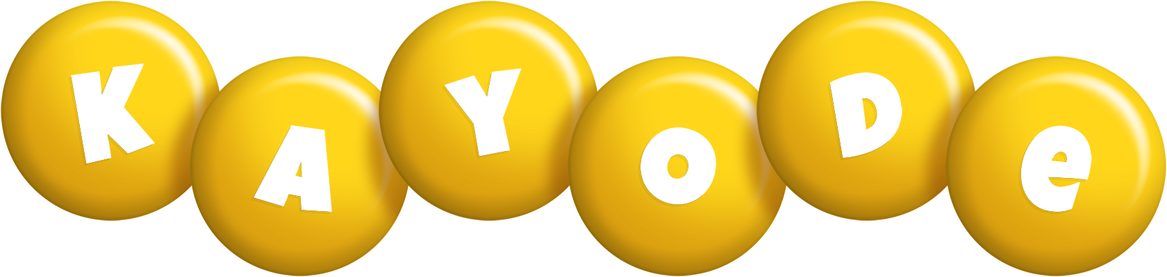 Kayode candy-yellow logo