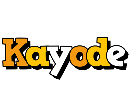 Kayode cartoon logo