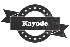 Kayode grunge logo