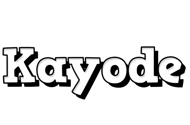 Kayode snowing logo