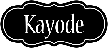 Kayode welcome logo