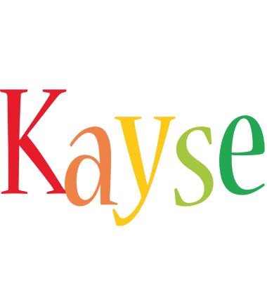 Kayse birthday logo
