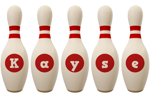 Kayse bowling-pin logo