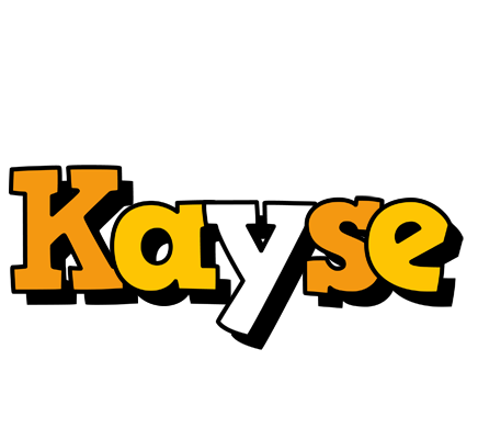 Kayse cartoon logo