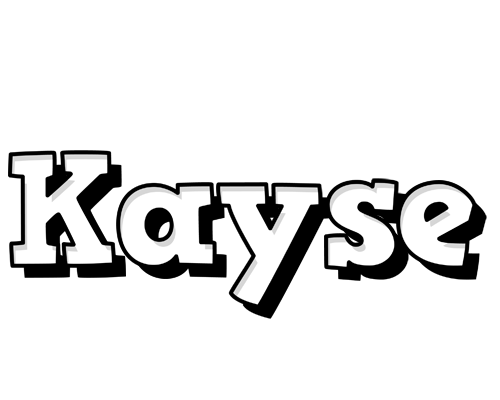 Kayse snowing logo