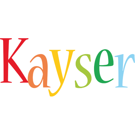 Kayser birthday logo