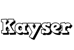 Kayser snowing logo