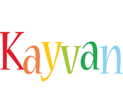 Kayvan birthday logo