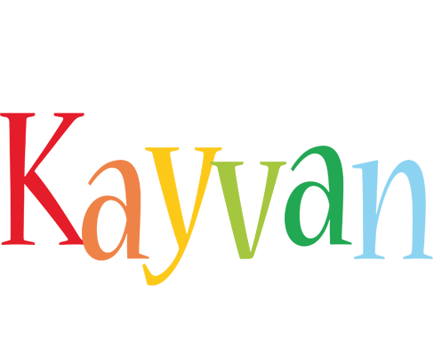 Kayvan birthday logo