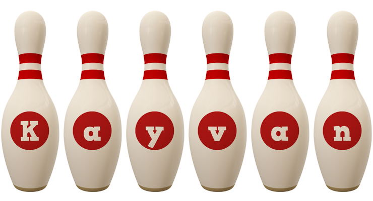 Kayvan bowling-pin logo