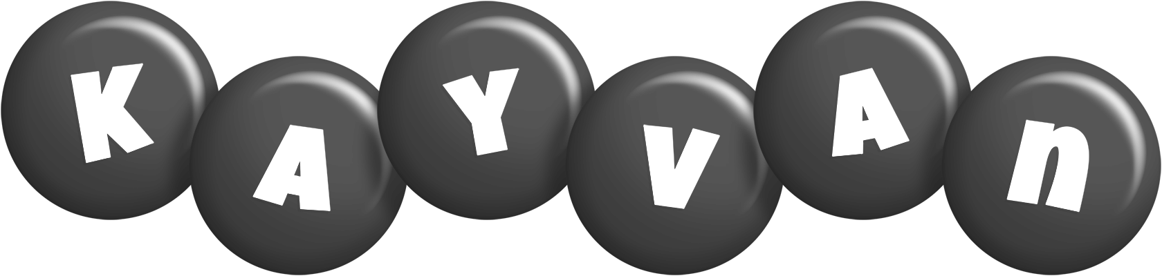Kayvan candy-black logo
