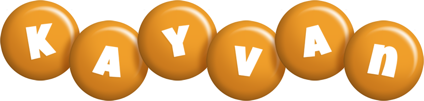 Kayvan candy-orange logo