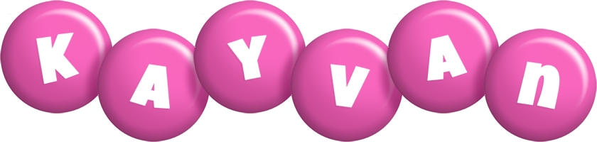 Kayvan candy-pink logo