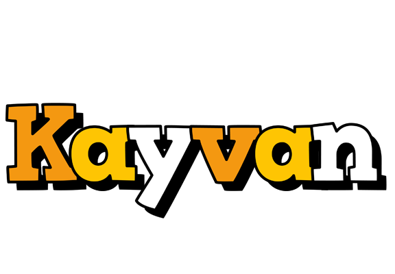 Kayvan cartoon logo