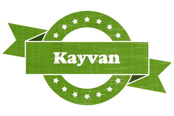 Kayvan natural logo