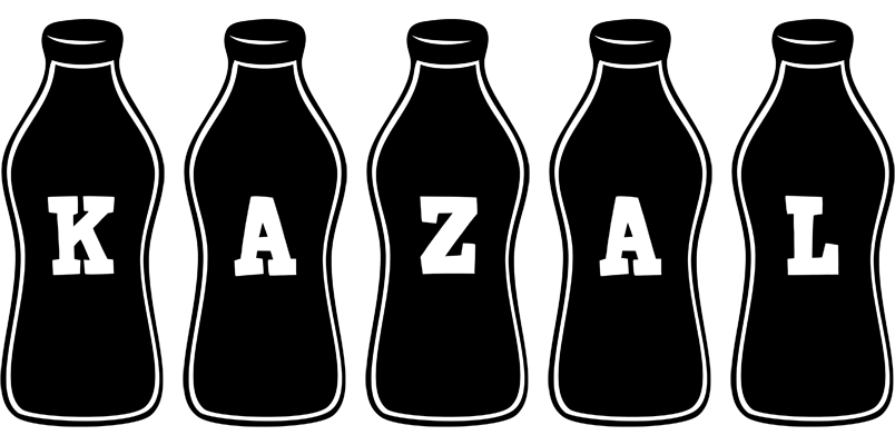 Kazal bottle logo