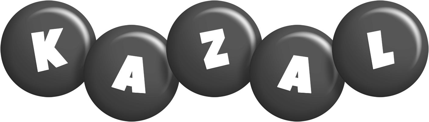 Kazal candy-black logo