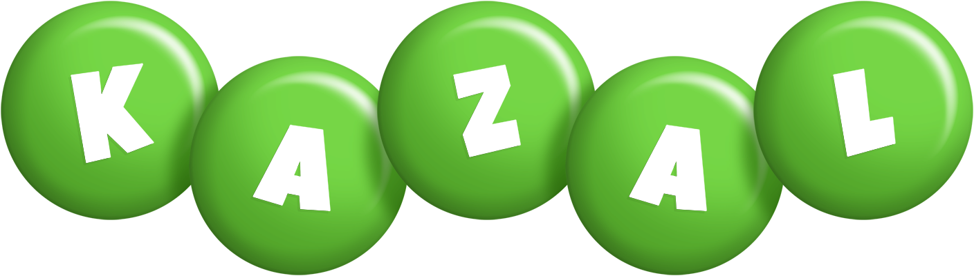 Kazal candy-green logo