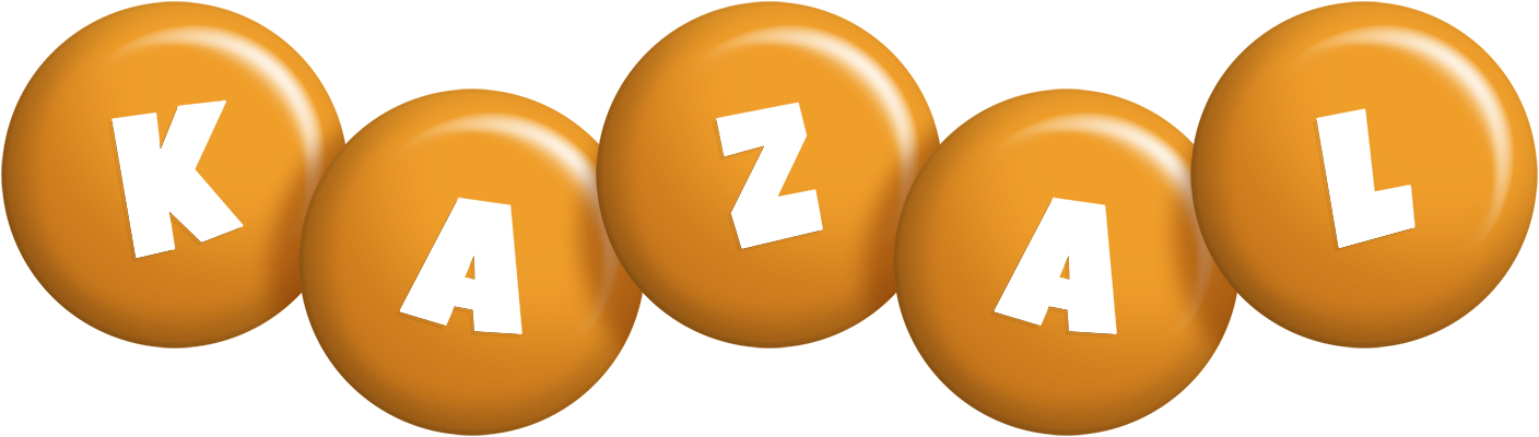 Kazal candy-orange logo
