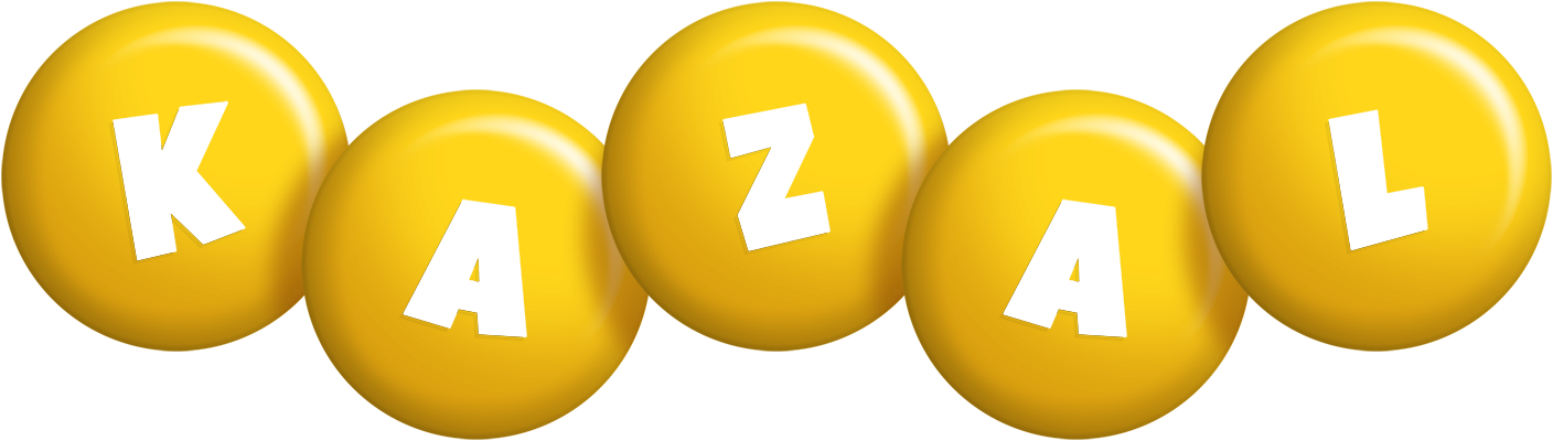 Kazal candy-yellow logo