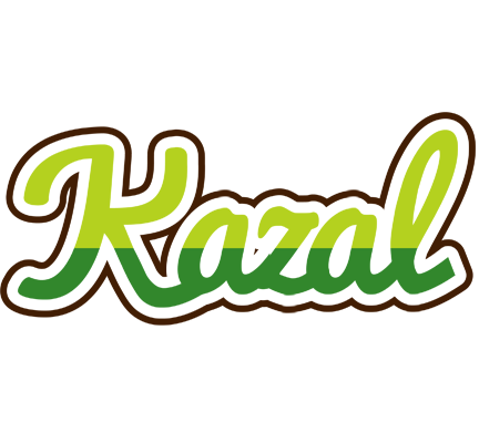 Kazal golfing logo