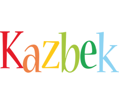 Kazbek birthday logo