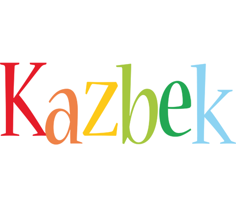 Kazbek birthday logo