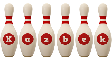 Kazbek bowling-pin logo