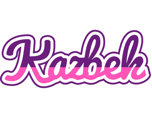 Kazbek cheerful logo