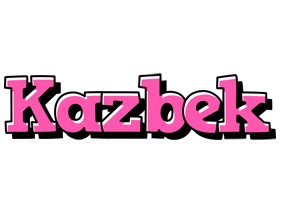 Kazbek girlish logo