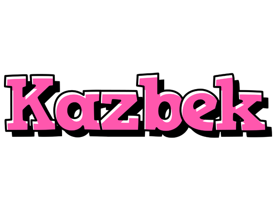 Kazbek girlish logo