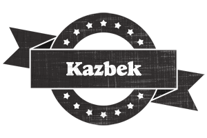 Kazbek grunge logo