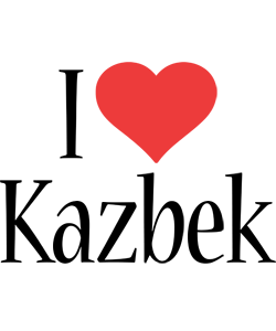 Kazbek i-love logo