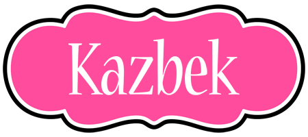 Kazbek invitation logo