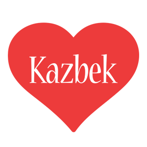 Kazbek love logo