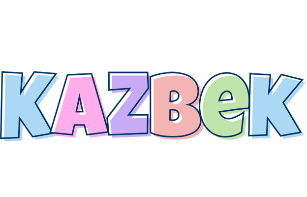 Kazbek pastel logo