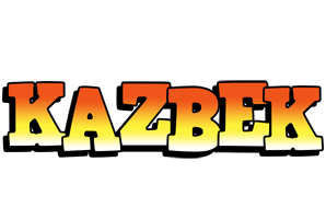 Kazbek sunset logo