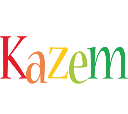 Kazem birthday logo