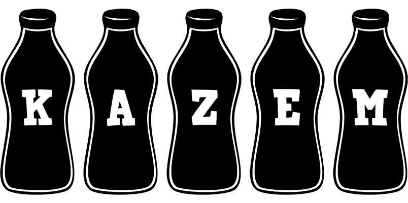 Kazem bottle logo