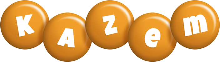 Kazem candy-orange logo