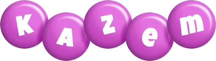 Kazem candy-purple logo