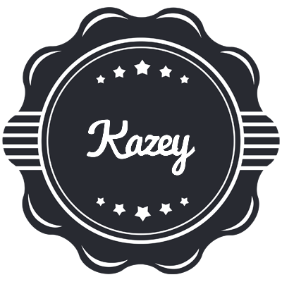 Kazey badge logo