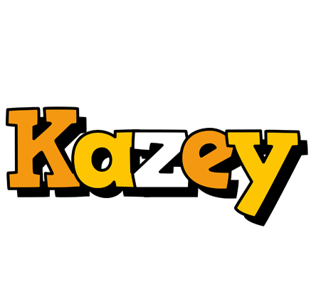 Kazey cartoon logo