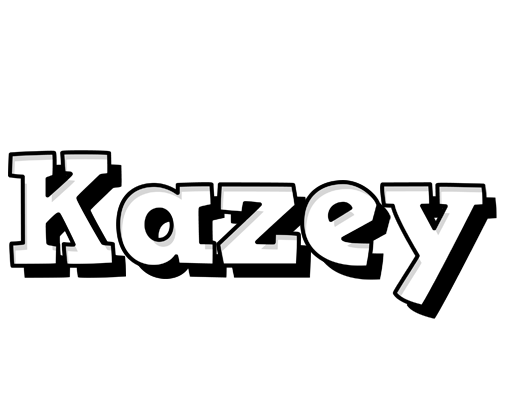 Kazey snowing logo